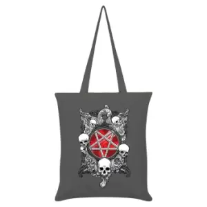 Grindstore Infernal Pentagram Tote Bag (One Size) (Grey)