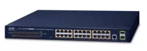PLANET GS-4210-24P2S network switch Managed L2/L4 Gigabit Ethernet...