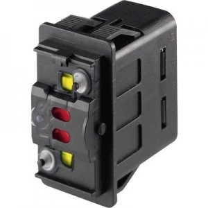 Marquardt Car toggle switch 3250.0163 24 Vdc 10 A 1 x OnOn momentary IP66IP67