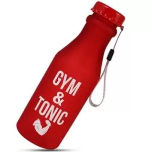 Aquarius Sportz Water Bottle Gym and Tonic" - Red