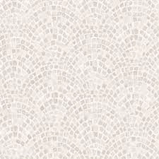 Contour Natural Tile Wallpaper Paper - wilko