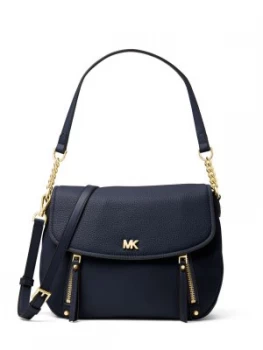 Michael Kors Evie medium shoulder flap bag Blue
