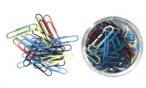 Value 51mm Giant Paperclips Assorted Colour PK125