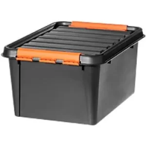 SmartStore Pro Storage Box 3193090 With Lid 32 L Black 221 x 307 x 400 mm