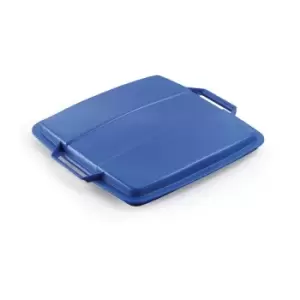 Couvercle PP bleu l.507xP470 mm adapte a poubelle 90 l compatible alimentaire DU
