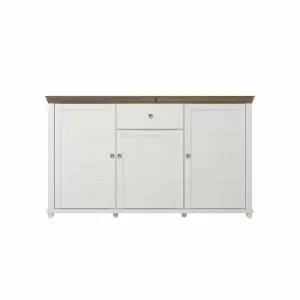 Arte-N ARTE- N Evora 47 Sideboard Cabinet - White/Oak Lefkas