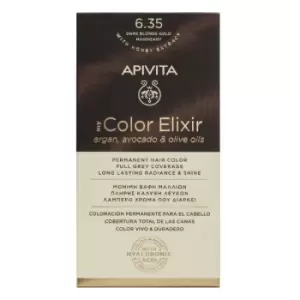 Apivita My Color Elixir Permanent Hair Color 6.35 Dark Blonde Gold Mahogany