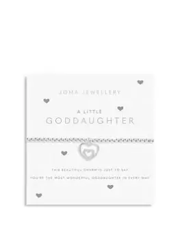 Joma Jewellery CHILDREN'S A LITTLE GODDAUGHTER BRACELET, Silver, Women