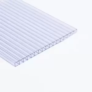Polycarbonate Multi-wall sheet Clear 3m x 1m x 10mm