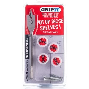 Grip It Gripit Shelf Kit