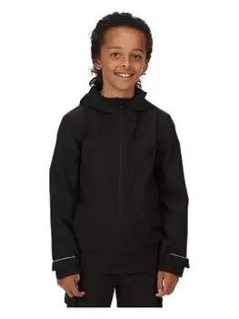 Boys, Regatta Kids Pulton Waterproof Jacket - Black, Size 15-16 Years