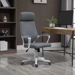 Redannick High Back Office Chair, Dark Grey