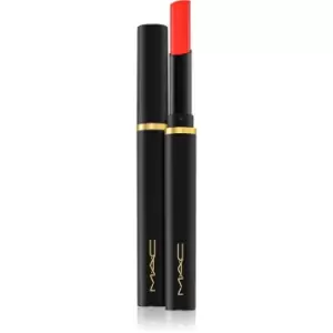 MAC Cosmetics Powder Kiss Velvet Blur Slim Stick Moisturising Matte Lipstick Shade Devoted to Danger 2 g