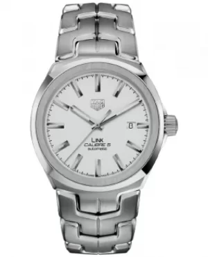 Tag Heuer Link Automatic Silver Dial Stainless Steel Mens Watch WBC2111.BA0603 WBC2111.BA0603
