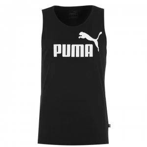 Puma 1 Sleeveless T Shirt Mens - Black/White