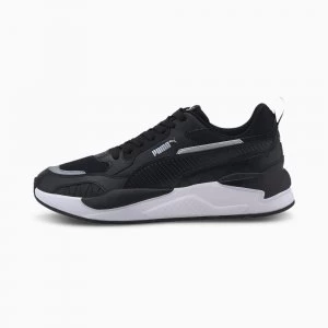 Mens PUMA X-Ray 2 Square Trainers, Black/White Size 11 Shoes