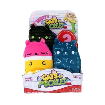 Cats Vs Pickles - 4 Pack Themed Smarty Soft Toys