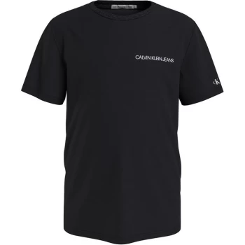 Calvin Klein Chest Logo T Shirt - Black BEH