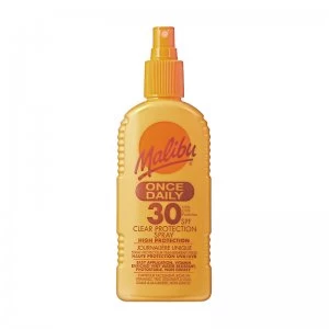 Malibu Once Daily Clear Protection Spray SPF30 200ml