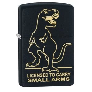 Zippo License to Carry Black Matte Finish Windproof Lighter