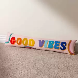Heya Home Goodvibes Polyester Filled Draught Excluder Multicolour