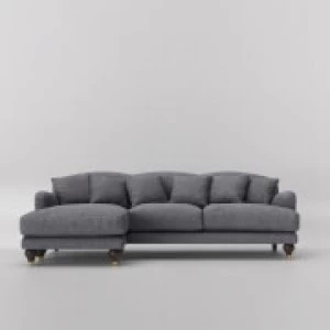 Swoon Holton Smart Wool Corner Sofa - Left Hand Side - Corner Sofa - Anthracite