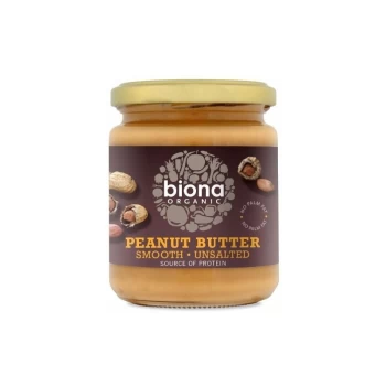 Peanut Butter - Smooth No Added Salt - 250g - 55648 - Biona
