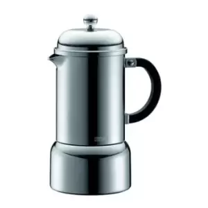 Bodum CHAMBORD Espresso Maker, Stove Top, 3 Cup, 0.18L, 6oz, S/S
