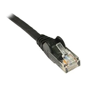 0.5mtr Scan Black Cat 5e Snagless Moulded Patch Lead
