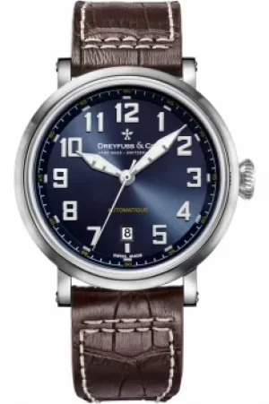 Mens Dreyfuss Co 1924 Automatic Watch DGS00153/52