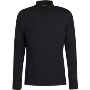 Barbour Adie Long Sleeve Polo Shirt - Black