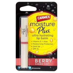 Carmex Lip Balm Moisture Plus Berry Sheer Tint SPF 15 2g