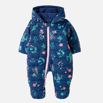 Joules Baby Snuggle Pramsuit - Navy - 12-18 months