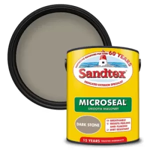 Sandtex Ultra Smooth Masonry Paint Dark Stone - 5L