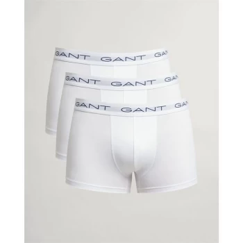 Gant 3 Pack Trunks - White