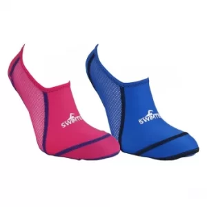 SwimTech Pool Socks Junior J7-9 Blue