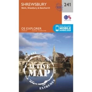 Shrewsbury by Ordnance Survey (Sheet map, folded, 2015)