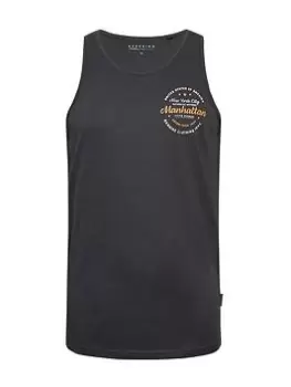 BadRhino Manhattan Ebony Vest, Grey, Size 7-8Xl, Men
