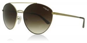 Vogue VO4023S Sunglasses Matte Brown / Gold 502113 56mm