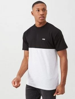 Vans Colourblock T-Shirt - Grey/Black, Size S, Men