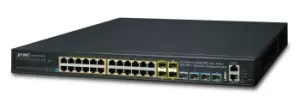 PLANET SGS-6341-24P4X network switch Managed L3 Gigabit Ethernet...