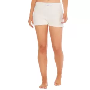 Forever Dreaming Womens/Ladies Borg Lounge Shorts (M) (Cream)