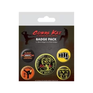 Cobra Kai No Mercy Badge Pack