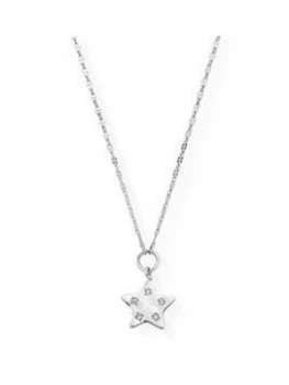 Chlobo Sterling Silver Cubic Zirconia Quinary Star Necklace