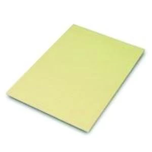 Q-Connect Feint Ruled Board Back Memo Pad 160 Pages A4 Yellow Pack of