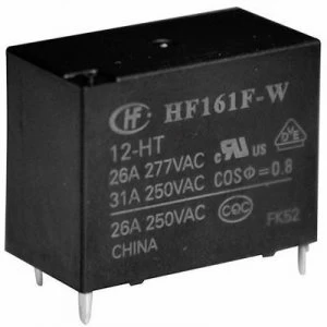 PCB relays 12 Vdc 31 A 1 maker Hongfa HF161F W012