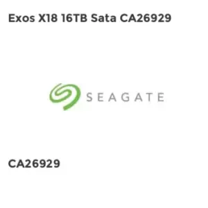 Exos X18 16TB Sata CA26929