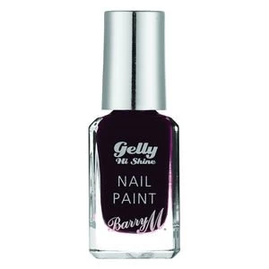 Barry M Gelly Nail Paint Black Cherry