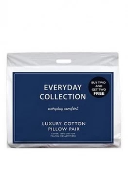 Everyday Collection Pure Cotton Pillows ; Buy 2 Get 2 Free!