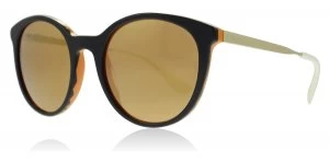 Prada PR17SS Sunglasses Violet Orange VH56T0 53mm